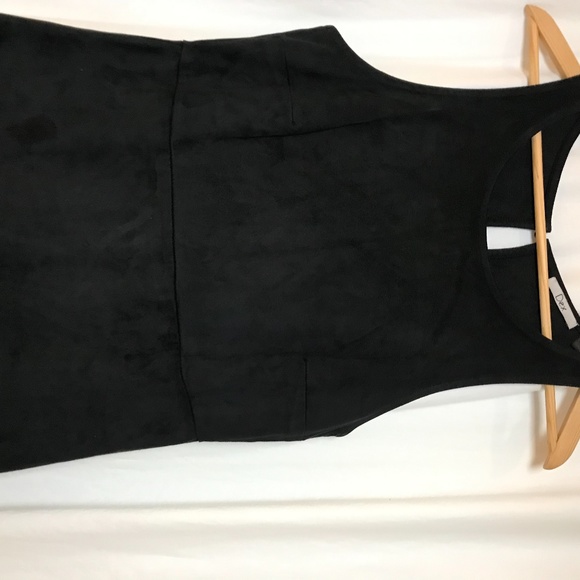 SOLD - Dex - Faux Suede Fringe Bottom Dress - Picture 2 of 10